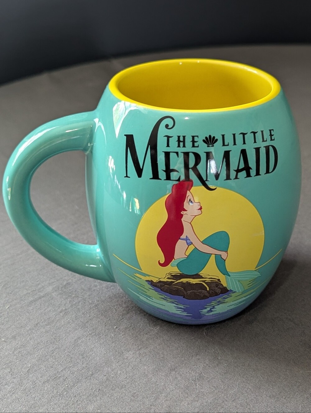 Disney The Little Mermaid Jumbo Oval Ceramic Coffee Mug 18oz